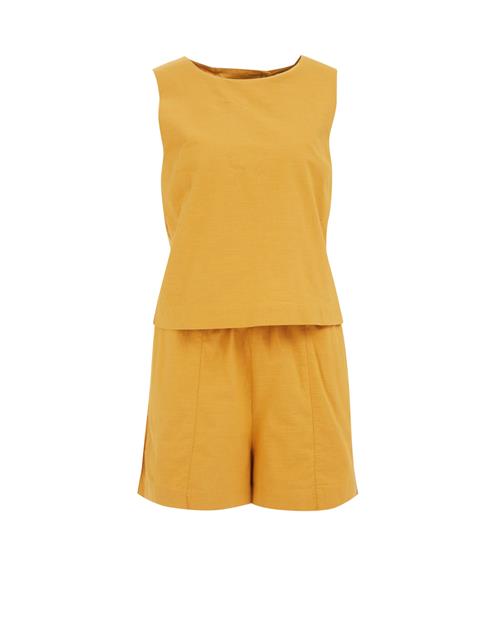 Se WE Fashion Jumpsuit  sennep ved About You