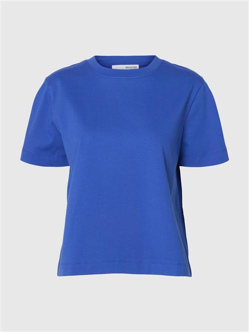 Se SELECTED FEMME Shirts 'SLFEsential'  blå ved About You