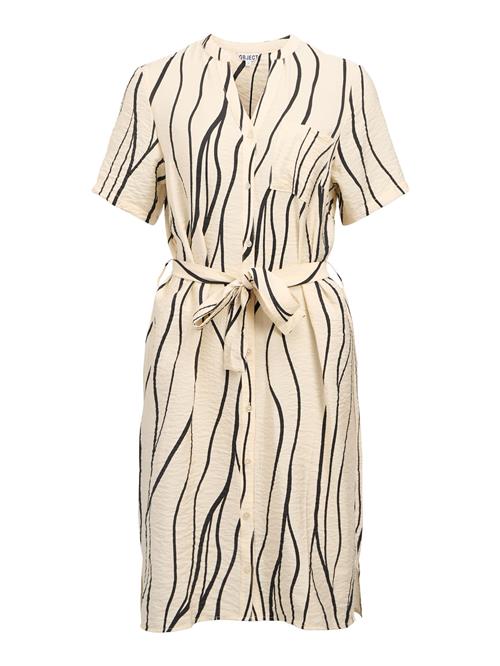 Se OBJECT Blusekjole 'OBJJacira'  beige / sort ved About You