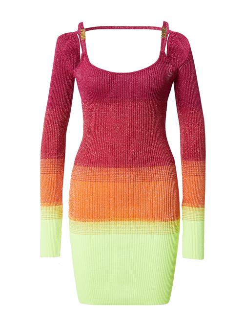 Se GCDS Strikkjole  lime / orange / fuchsia / hindbær ved About You