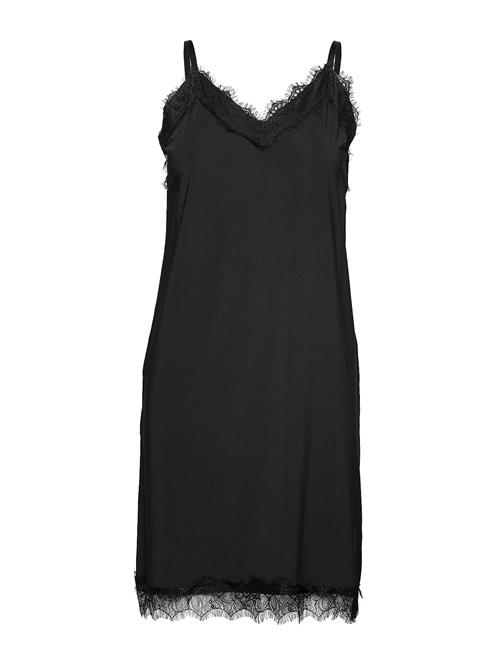 Dress From Freequent In A Light Fabric. The Dress Is Simple In Its Design With T FREE/QUENT Black