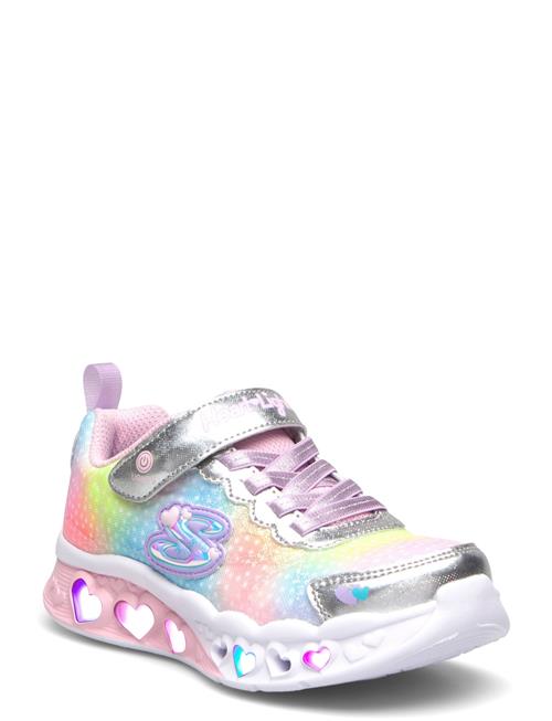 Girls Flutter Heart Lights - Simply Love Skechers Pink