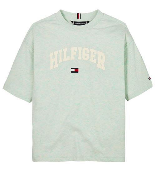 Tommy Hilfiger T-shirt - Varsity - Dew Green Heather
