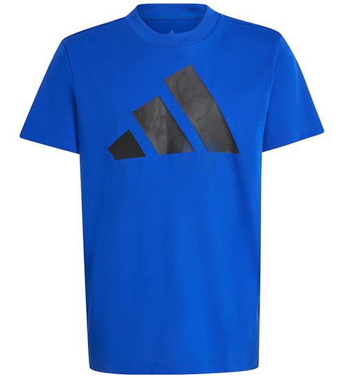adidas Performance T-shirt - J BL TEE 160 - Royal Blue/Black