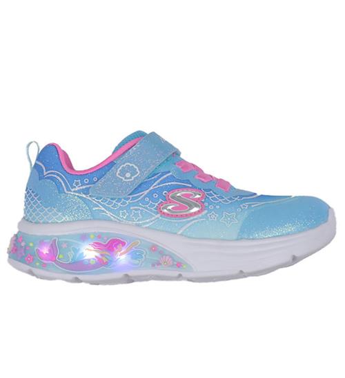 Skechers Sko m. Lys - My Dreamers Lil Mermaid - BlÃ¥/Multi