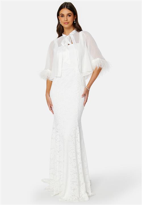Bubbleroom Occasion Marilyn Faux Feather Cover up