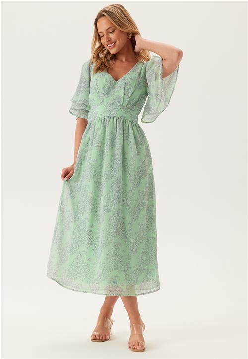 Bubbleroom Occasion Butterfly Sleeve Midi Dress