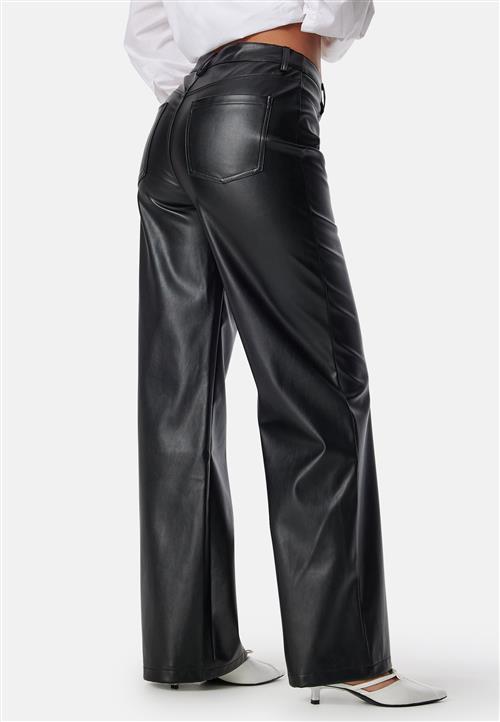 BUBBLEROOM Straight PU Trousers