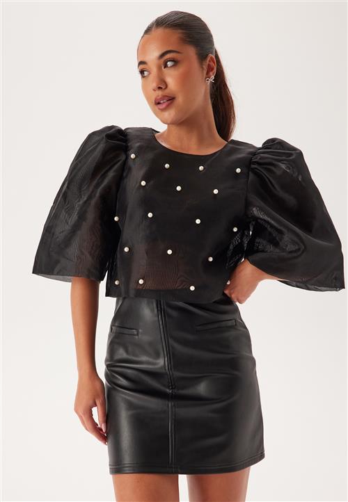 Bubbleroom Occasion Pearl Organza Blouse