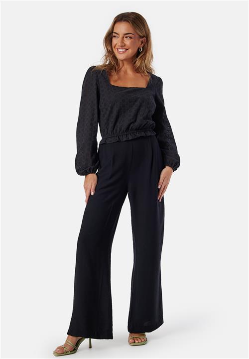 BUBBLEROOM Broderie Anglaise Square Neck Blouse
