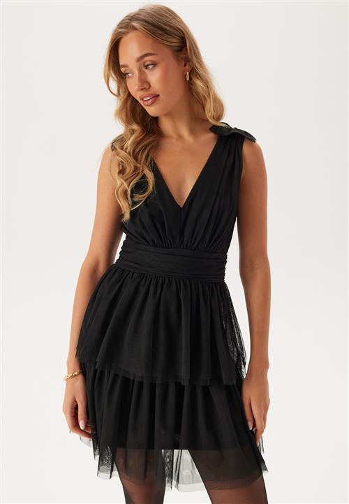 Se Bubbleroom Occasion Tulle Frill Short Dress ved Bubbleroom