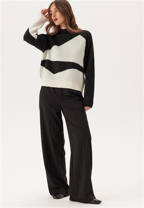 VILA Vicilia Mock Neck L/S JAQUARD