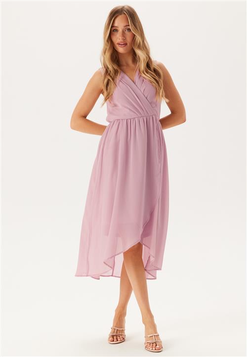 Bubbleroom Occasion High-Low Sleeveless Chiffon Dress