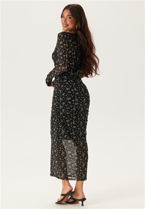 BUBBLEROOM Mesh Midi Dress