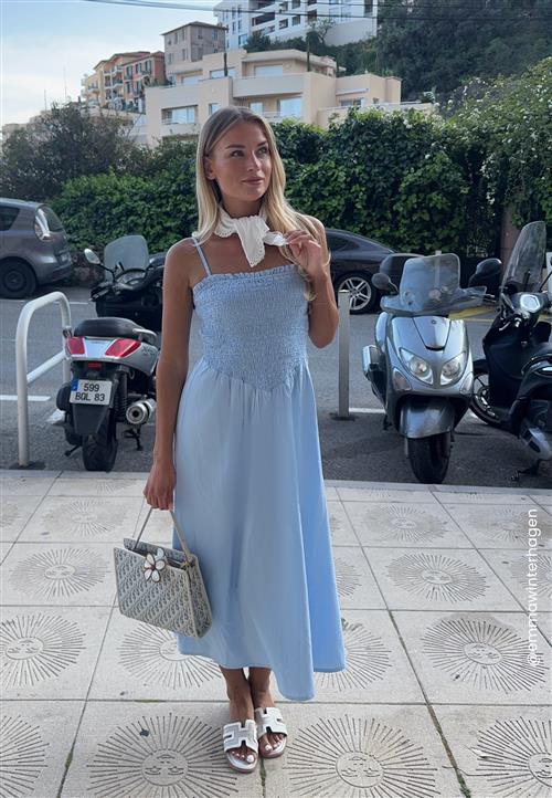 BUBBLEROOM Strap Smock Dress