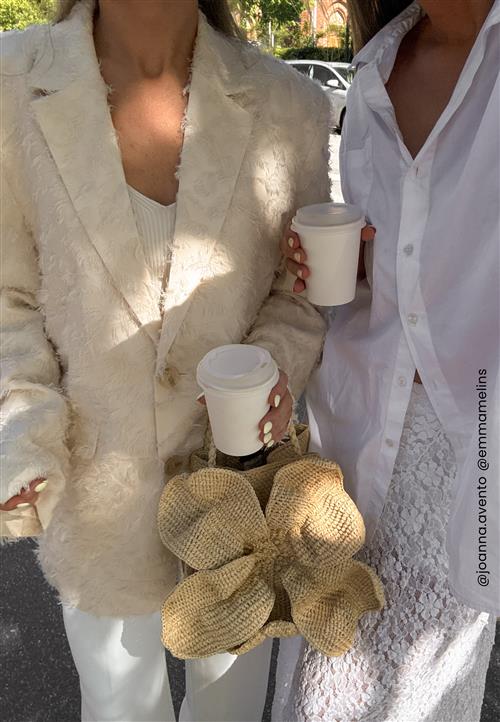 Bubbleroom Occasion Featherlike Oversized Blazer