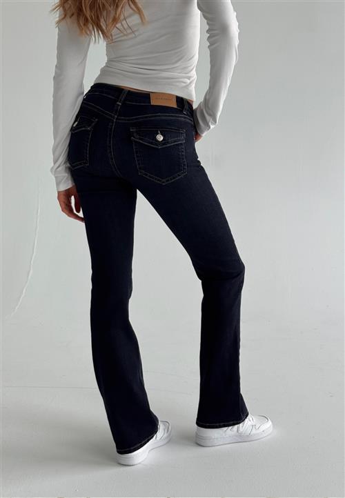 BUBBLEROOM Low Bootcut Flap Jeans