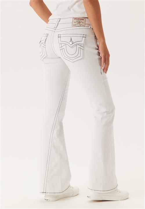True Religion Joey Low Rise Flare Flap Big T