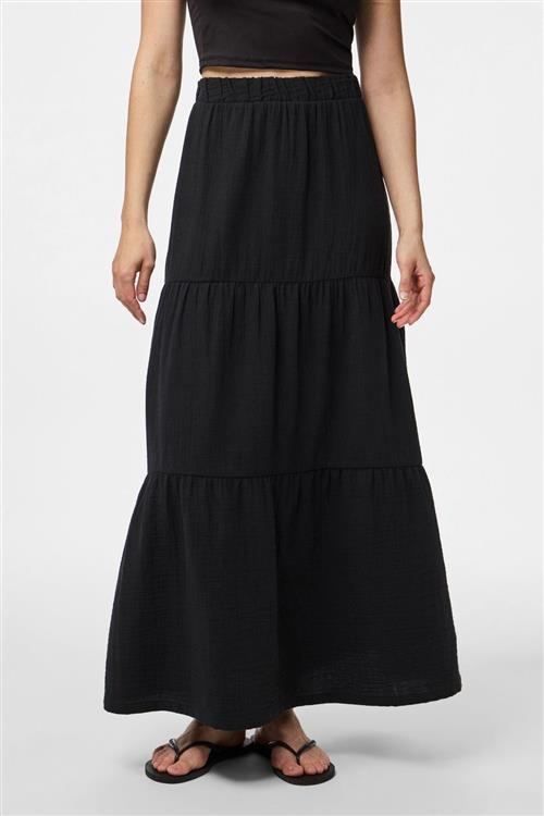 Sikka Maxi Nederdel - Sort - L - PIECES