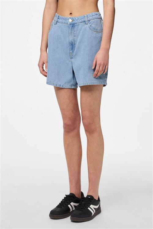 Abbi Shorts - Light Blue Denim - M - PIECES
