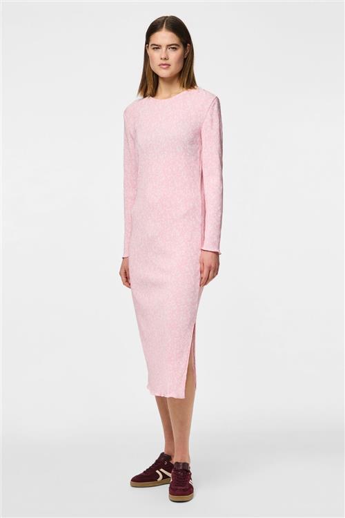 Flora Midi Dress - Roseate Spoonbill Flower - XL - PIECES