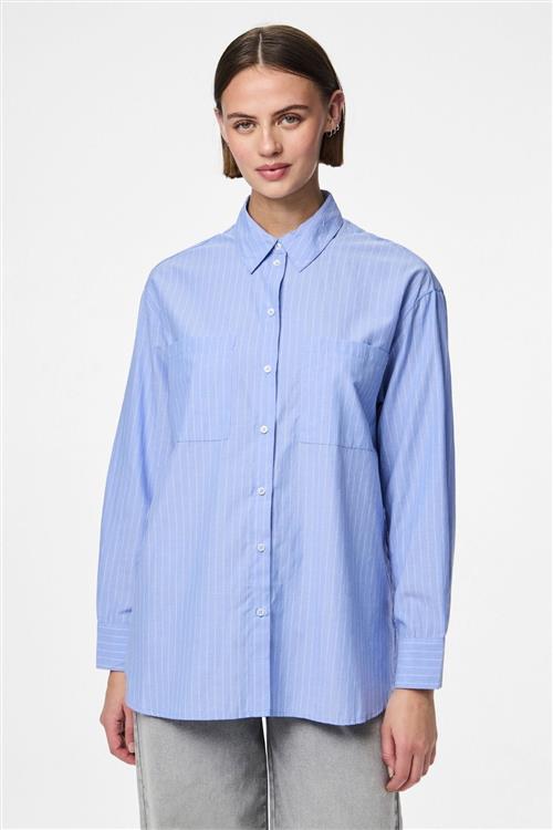 Melia Loose Shirt - Grapemist - PIECES