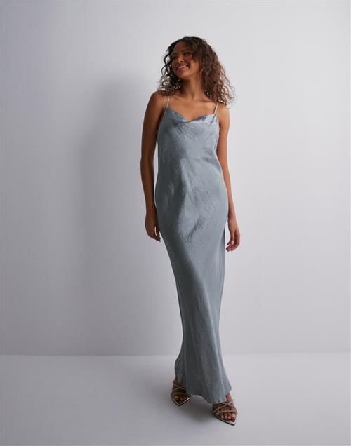Selected Femme - Sølv - Slfsilva Ankle Strap Dress B