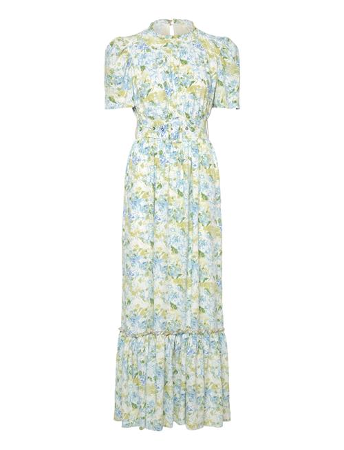 Sophie Puff Sleeve Maxi Dress Love Lolina Blue