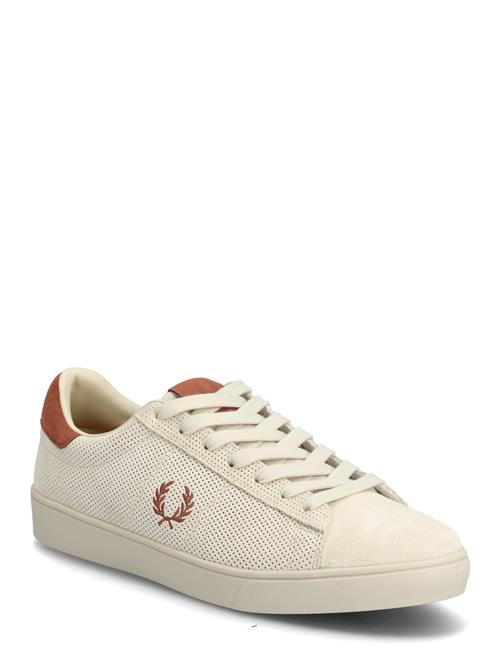 Spencer Perf Suede Fred Perry White