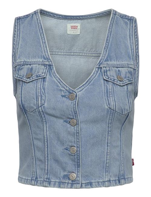 Bella Denim Corset Med Indigo - Flat Finish Levi's® Blue