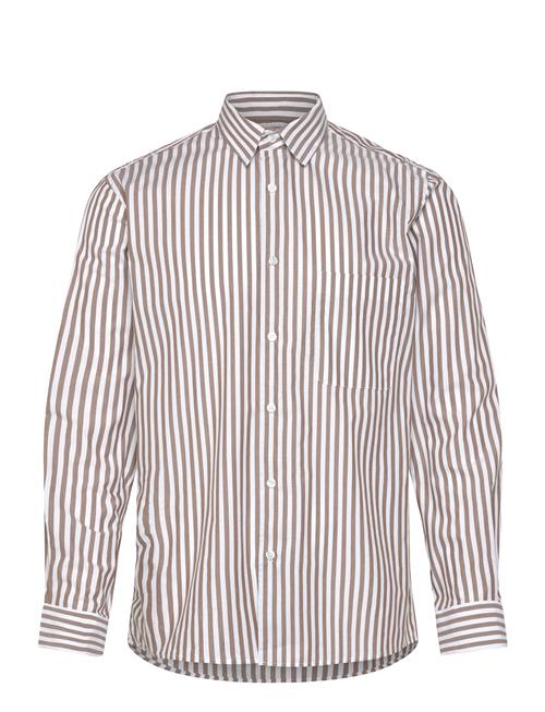 Organic Cotton Poplin Sune Shirt Mads Nørgaard Beige