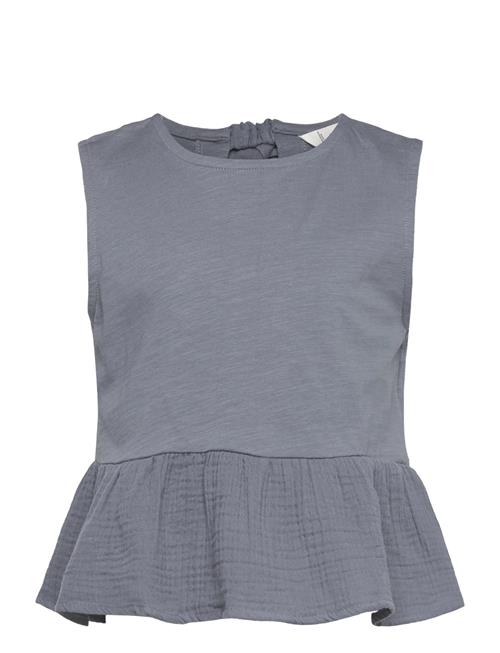 T-Shirt - Peplum Mango Grey