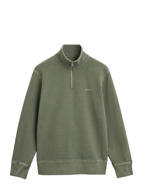 Sunfaded Half Zip Sweat GANT Green