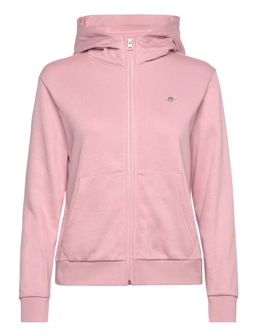 Reg Shield Logo Zip Hoodie GANT Pink