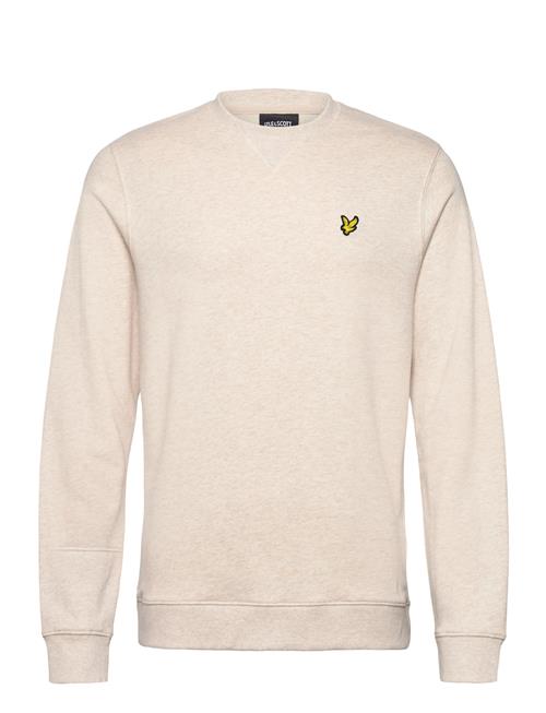 Heathered Crew Neck Sweatshirt Lyle & Scott White