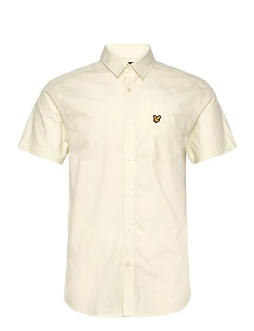 Plain Poplin Short Sleeves Shirt Lyle & Scott White