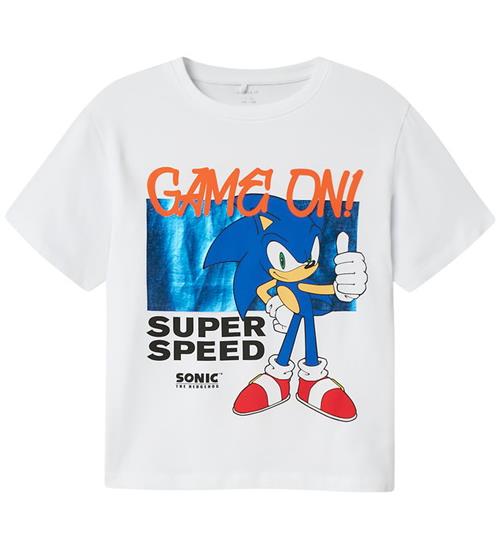 Name It NameIt T-shirt - NkmJerry Sonic - Bright White