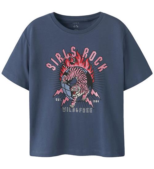 Name It T-shirt - NkfKassandra - Blue Indigo