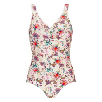 Damella Fiona Swimsuit Pattern Blomstret 40 Dame