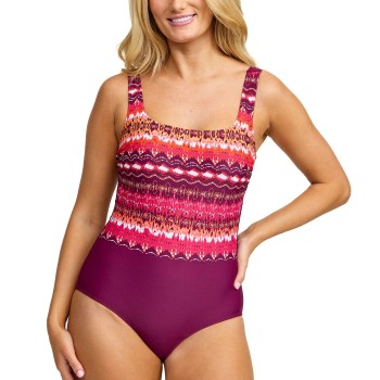 Damella Patricia Swimsuit Rosa Mønster  36 Dame