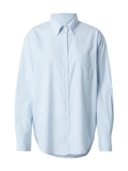 GANT Bluse 'LUXURY'  lyseblå / hvid