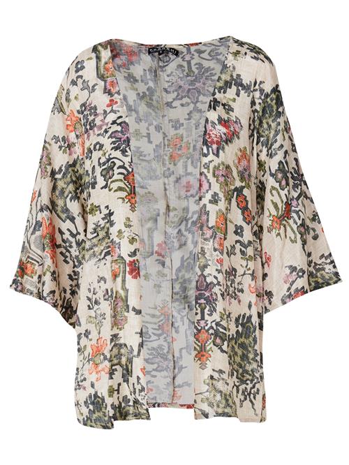 Se KOROSHI Kimono  grøn / orange / hvid ved About You