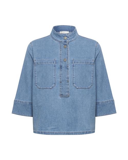 My Essential Wardrobe Bluse  blue denim