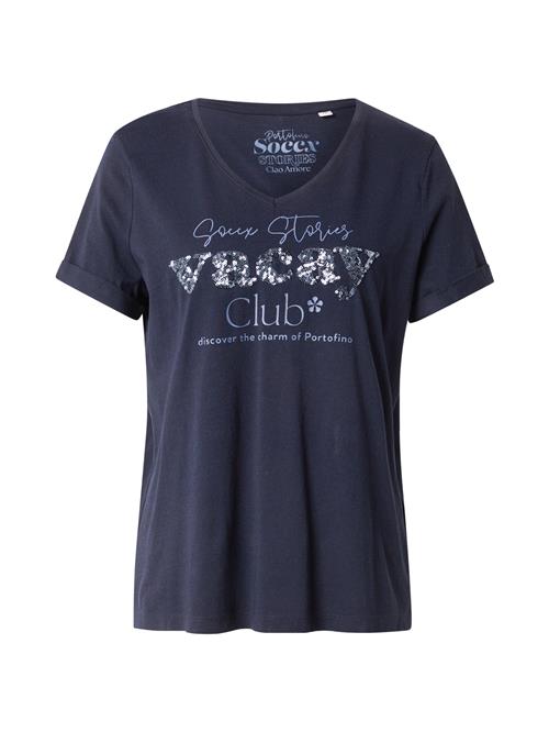 Soccx Shirts  navy / lyseblå