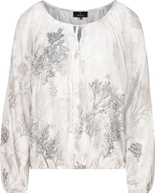 Se monari Bluse  creme / taupe / mørkegrå / sølv ved About You