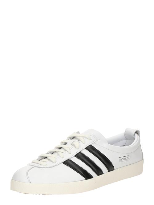 Se ADIDAS ORIGINALS Sneaker low 'BLANC'  sort / sølv / hvid ved About You