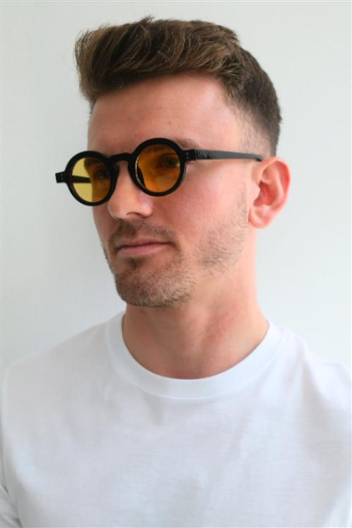 Harry Solbriller - Sort/Gul - TeeShoppen