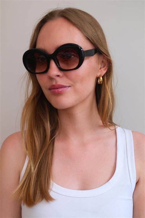 Sara Solbriller - Sort/Brun - TeeShoppen