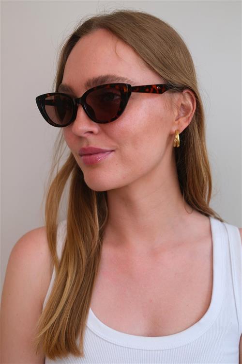 Zoe Solbriller - Leopard - TeeShoppen