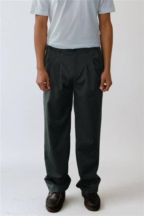 Performance Pants Wide Fit - Mørk Grå - 2XL/34 - Bukser med stretch - TeeShoppen